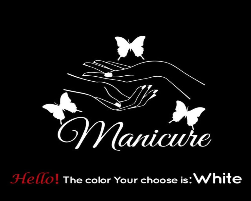 Wall Stickers Manicure Hands (multiple colours) SKU# WAL0014